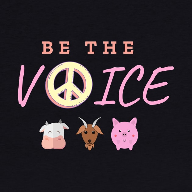 Be the voice vegan compassion quote by Veganstitute 